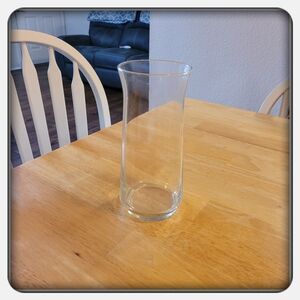 Elegant Clear Glass Cylinder Vase